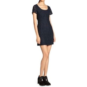 MARC BY MARC JACOBS Navy Luna Lace Sheath Dress